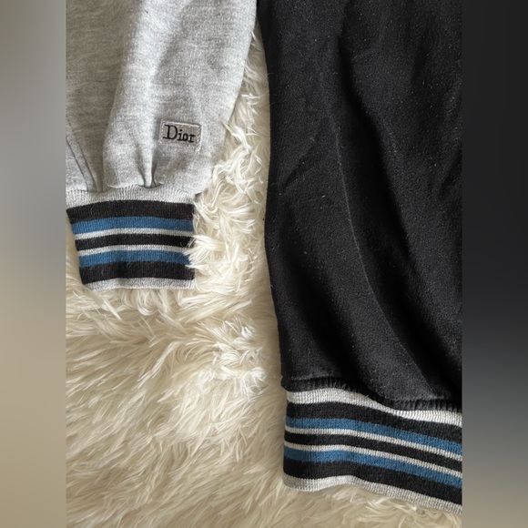 Christian Dior Vintage 90s Zip Up Sweatshirt Size Large - Picture 5 of 9